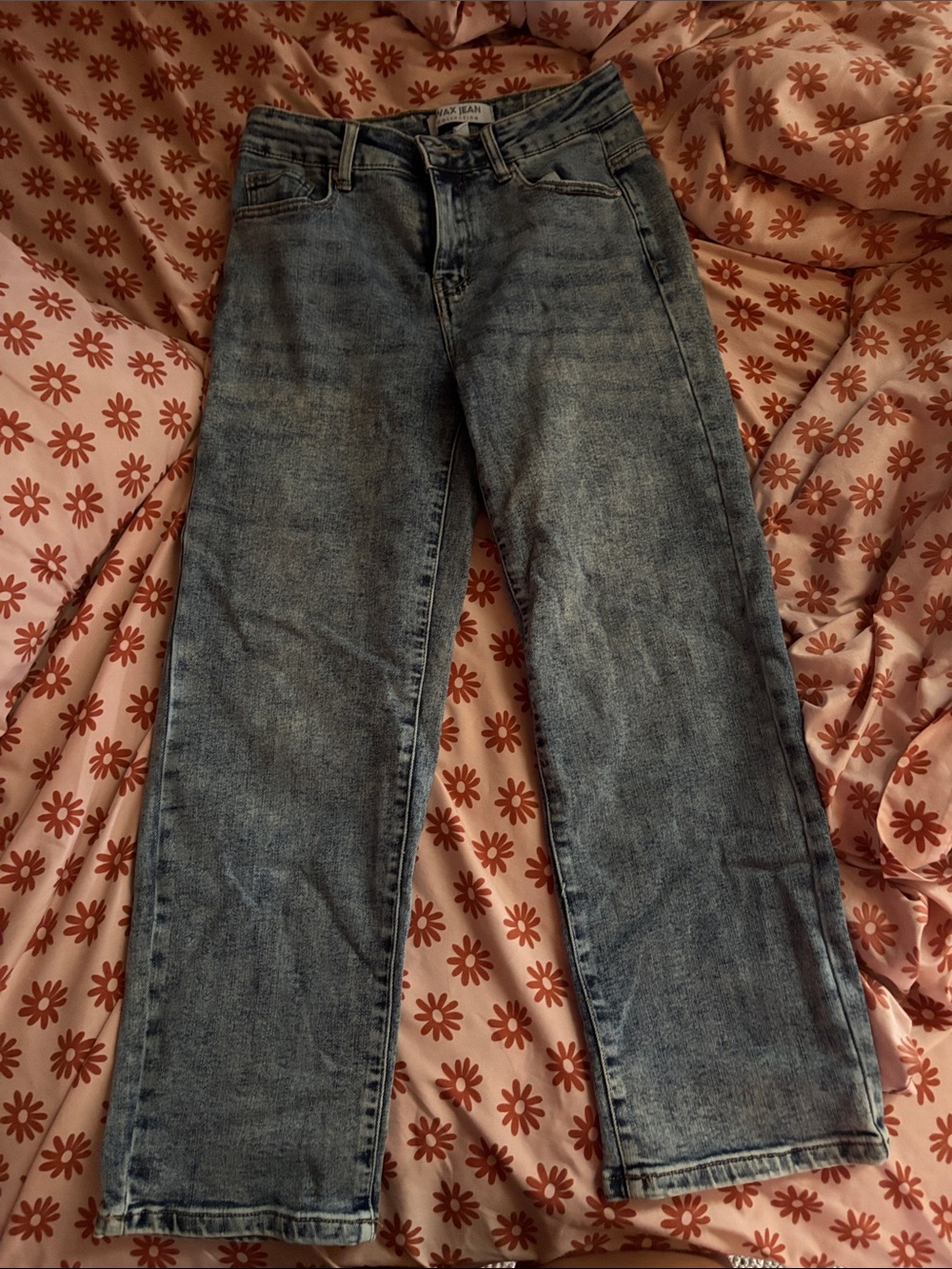 Wax Jean Men's Straight Jeans in Faded Blue